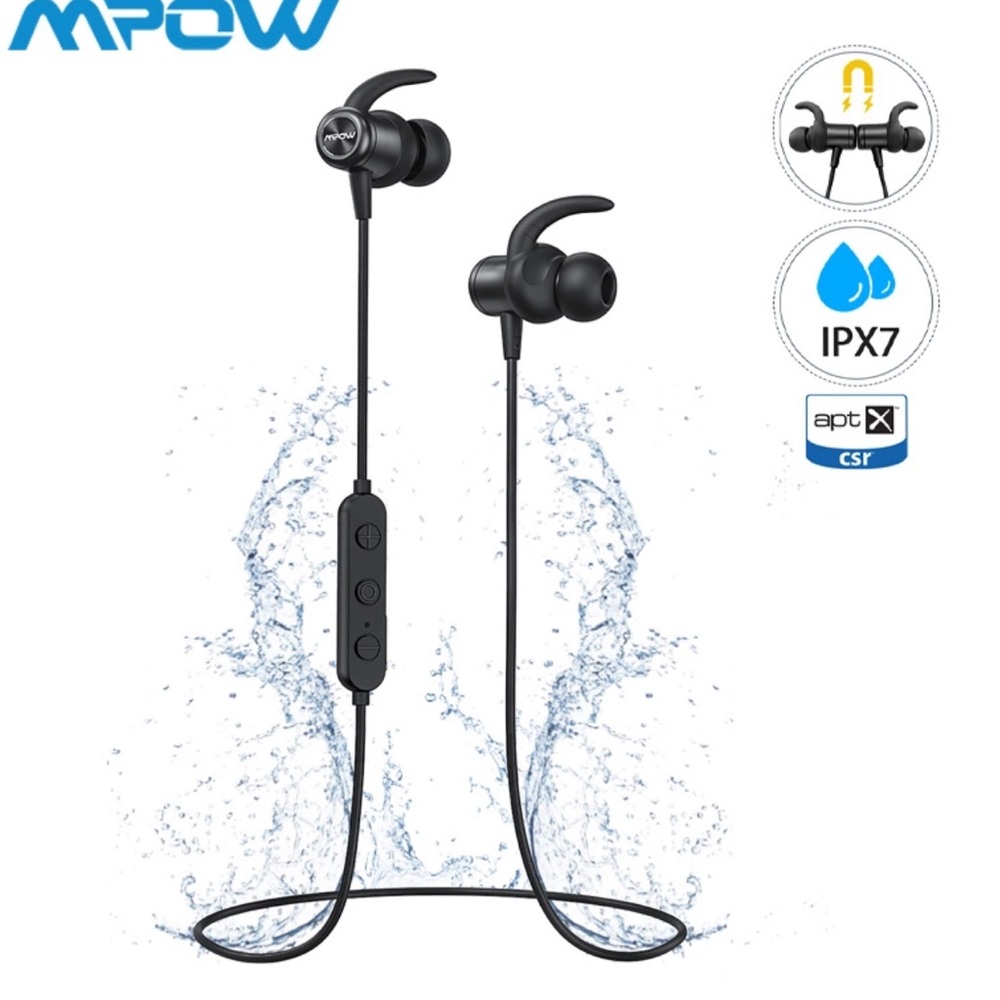 Mpow S11 ipx7 Waterproof Earphones Bluetooth 5.0